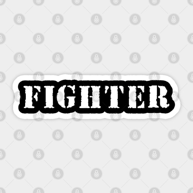 Fighter Sticker by coloringiship